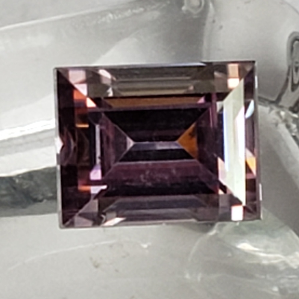 Purple moissanite over 2 cts